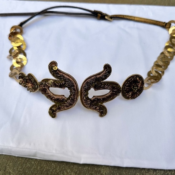 Prada Vintage Hammered Beaded Belt main image 5